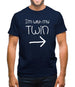 I'm With My Twin (Right) Mens T-Shirt
