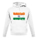 India Grunge Style Flag unisex hoodie