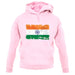 India Grunge Style Flag unisex hoodie