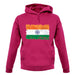 India Grunge Style Flag unisex hoodie