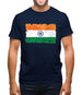 India Grunge Style Flag Mens T-Shirt