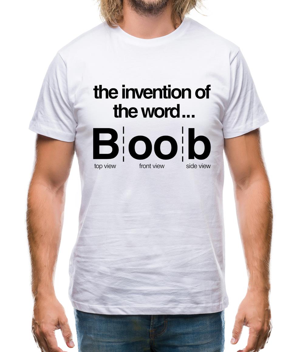Invention Of Boob Mens T-Shirt - Funny shirts from