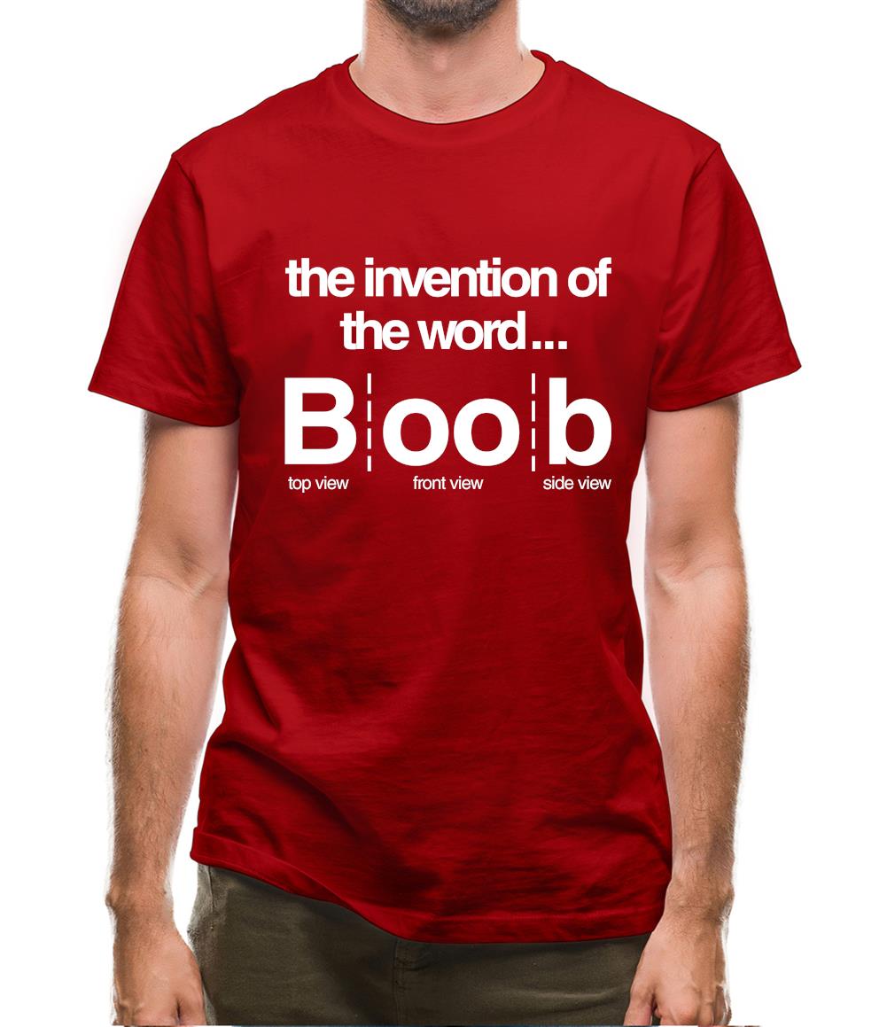 Invention Of Boob Mens T-Shirt - Funny shirts from
