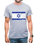 Israel Grunge Style Flag Mens T-Shirt