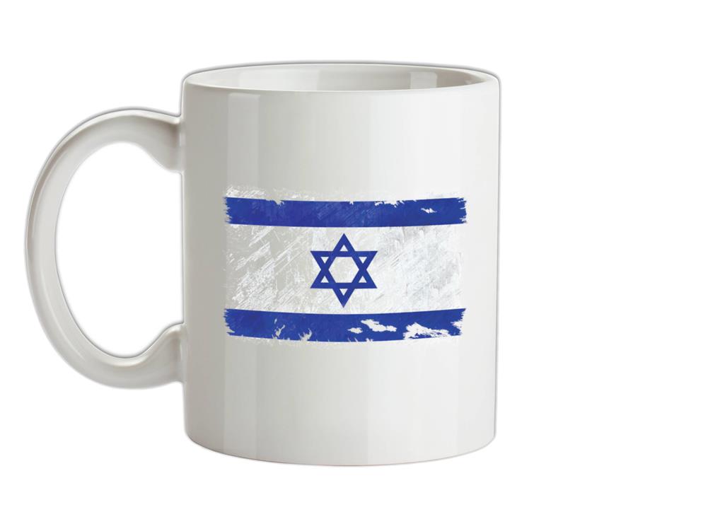 Israel Grunge Style Flag Ceramic Mug