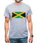 Jamaica Grunge Style Flag Mens T-Shirt