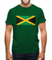 Jamaica Grunge Style Flag Mens T-Shirt