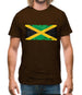 Jamaica Grunge Style Flag Mens T-Shirt