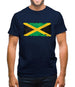 Jamaica Grunge Style Flag Mens T-Shirt