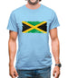 Jamaica Grunge Style Flag Mens T-Shirt