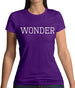 Justcie Wonder College Style Womens T-Shirt
