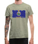 Kansas Grunge Style Flag Mens T-Shirt