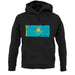 Kazakhstan Grunge Style Flag unisex hoodie