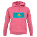 Kazakhstan Grunge Style Flag unisex hoodie