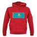 Kazakhstan Grunge Style Flag unisex hoodie