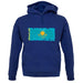 Kazakhstan Grunge Style Flag unisex hoodie