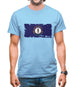 Kentucky Grunge Style Flag Mens T-Shirt