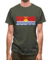 Kiribati Grunge Style Flag Mens T-Shirt