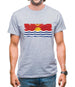 Kiribati Grunge Style Flag Mens T-Shirt