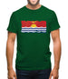 Kiribati Grunge Style Flag Mens T-Shirt