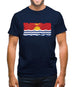 Kiribati Grunge Style Flag Mens T-Shirt