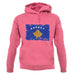 Kosovo Grunge Style Flag unisex hoodie