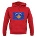 Kosovo Grunge Style Flag unisex hoodie