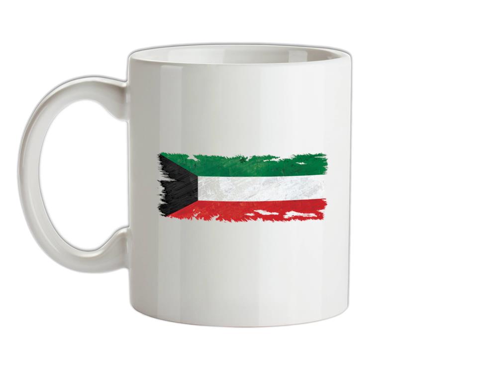 Kuwait Grunge Style Flag Ceramic Mug