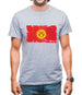 Kyrgyzstan Grunge Style Flag Mens T-Shirt