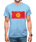 Kyrgyzstan Grunge Style Flag Mens T-Shirt