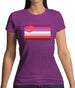 Lgbt Flags Lipstick Lesbian Womens T-Shirt