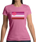 Lgbt Flags Lipstick Lesbian Womens T-Shirt