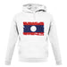 Laos Grunge Style Flag unisex hoodie