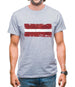 Latvia Grunge Style Flag Mens T-Shirt