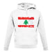 Lebanon Grunge Style Flag unisex hoodie