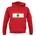 Lebanon Grunge Style Flag unisex hoodie