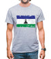 Lesotho Grunge Style Flag Mens T-Shirt