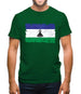 Lesotho Grunge Style Flag Mens T-Shirt