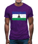 Lesotho Grunge Style Flag Mens T-Shirt