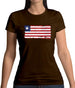 Liberia Grunge Style Flag Womens T-Shirt