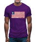 Liberia Grunge Style Flag Mens T-Shirt