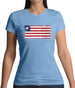 Liberia Grunge Style Flag Womens T-Shirt