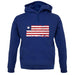 Liberia Grunge Style Flag unisex hoodie