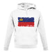 Liechtenstein Grunge Style Flag unisex hoodie