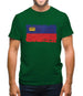 Liechtenstein Grunge Style Flag Mens T-Shirt