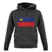 Liechtenstein Grunge Style Flag unisex hoodie