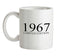Limited Edition 1967 Ceramic Mug