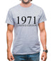 Limited Edition 1971 Mens T-Shirt