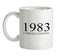 Limited Edition 1983 Ceramic Mug