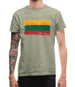 Lithuania Grunge Style Flag Mens T-Shirt